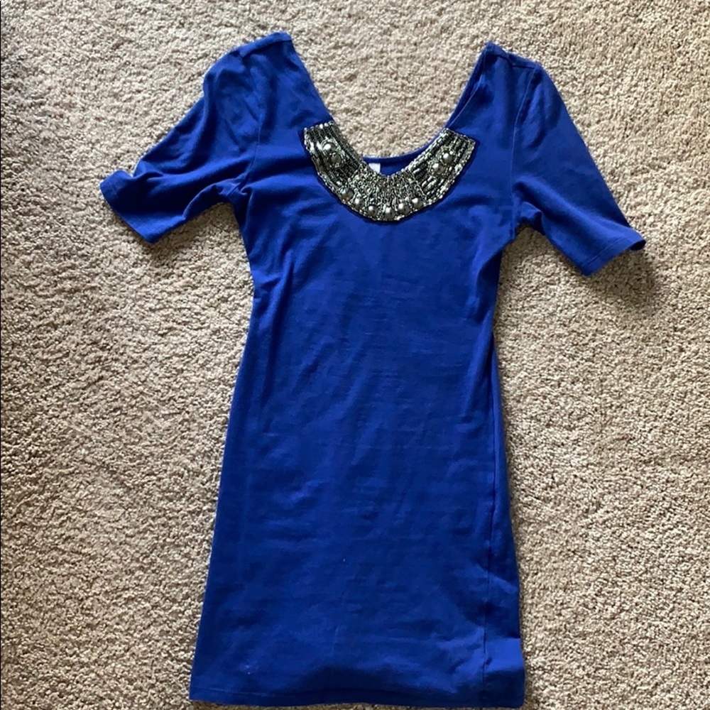 Blue dress
